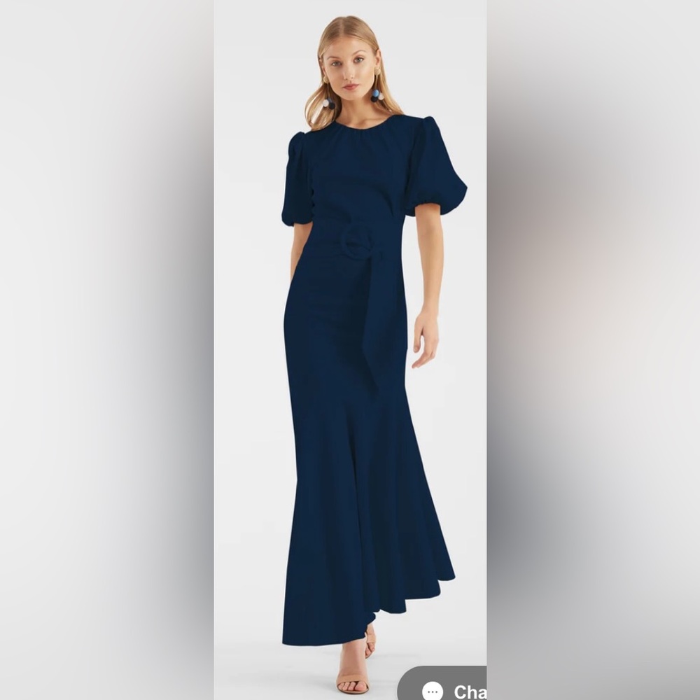 Sachin and Babi Camila Crepe Ruched Mermaid Dress
